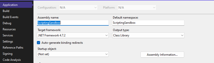 VisualStudioProjectType